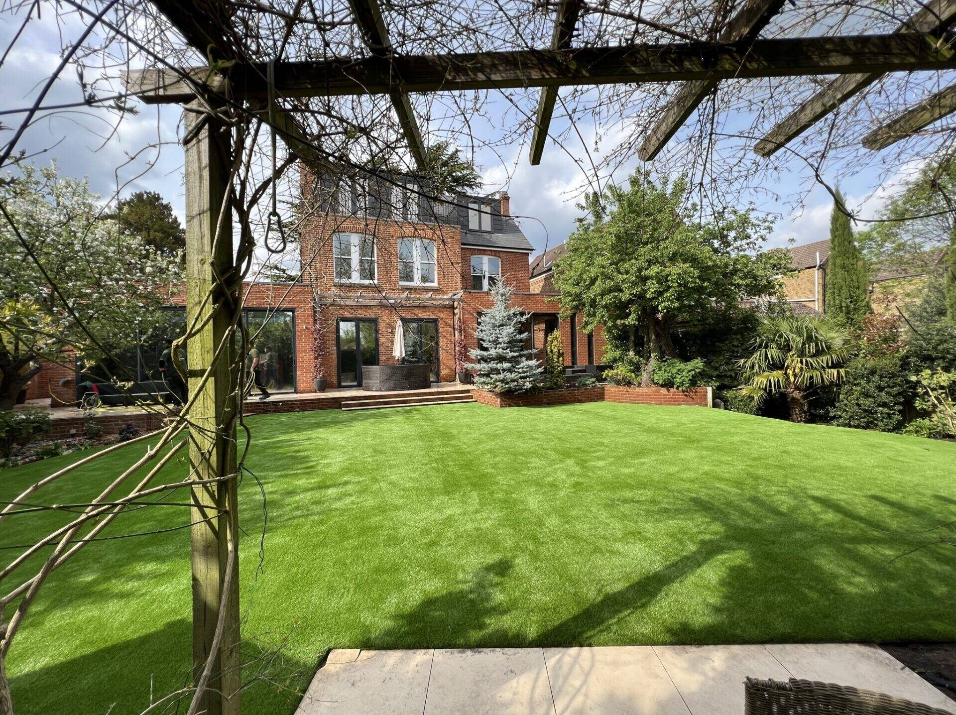 Residential Gardens artificial grass installation