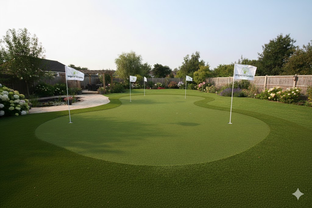Multi-hole putting green 3D design in London