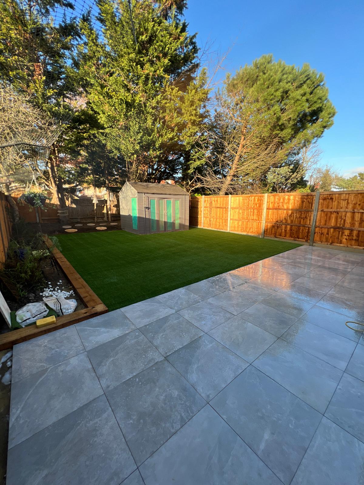 Full Landscaping artificial grass installation