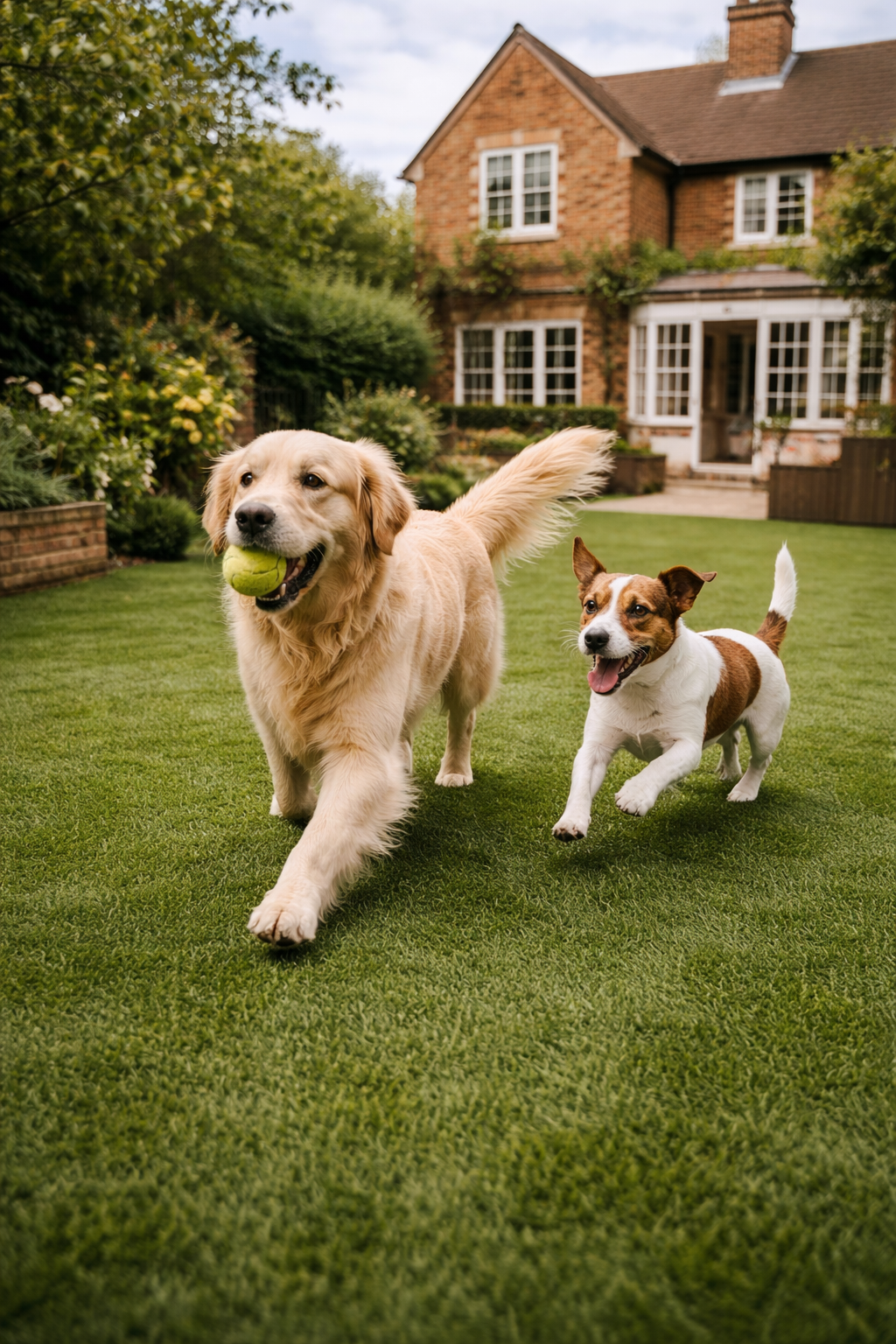 Pet-friendly lawn in Milton Keynes
