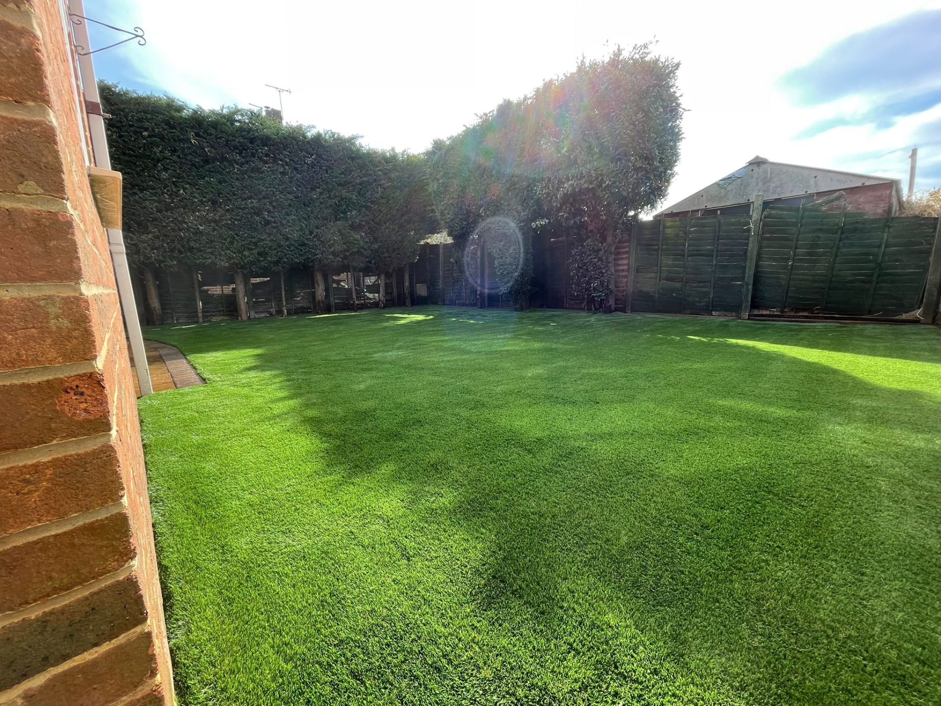 Shaded garden in Basildon