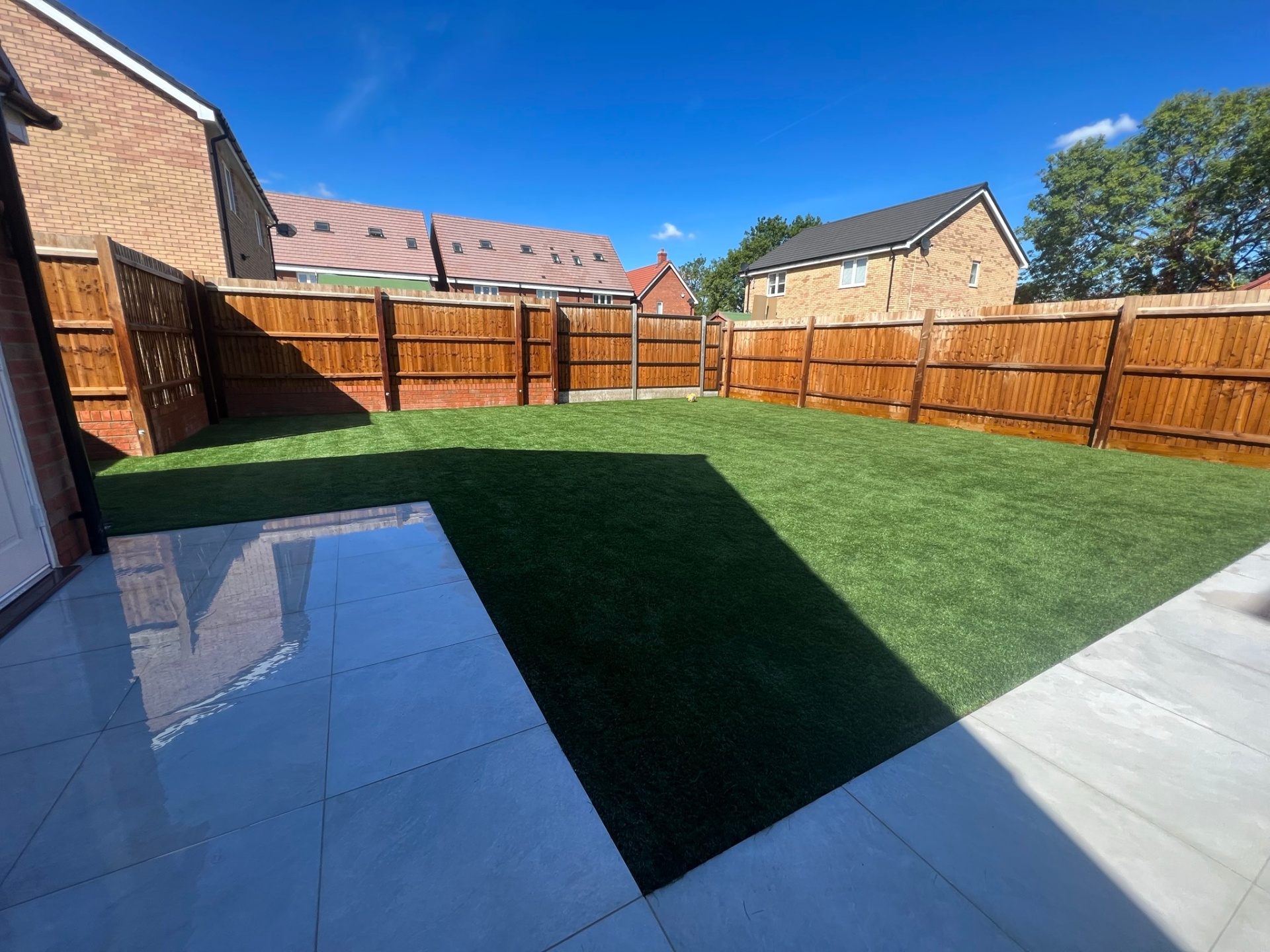 Large rear garden in Dunstable
