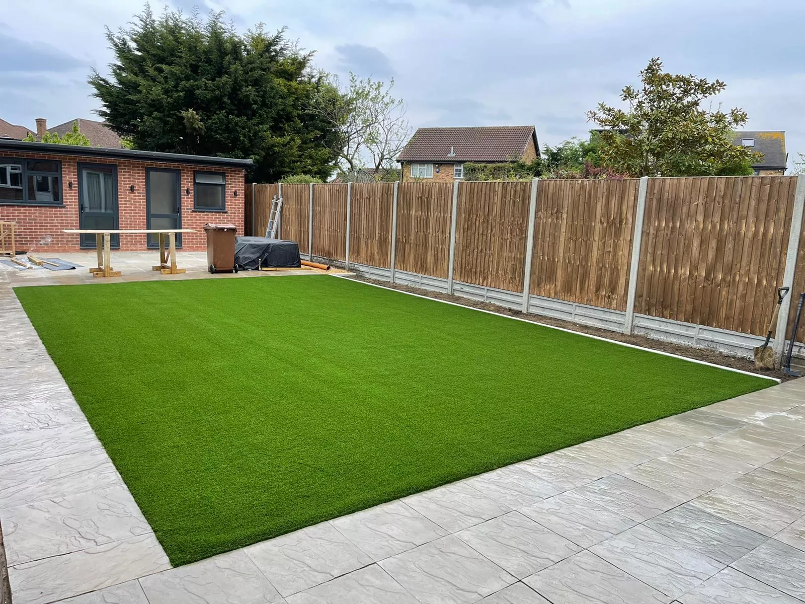 Complete lawn transformation in Grays