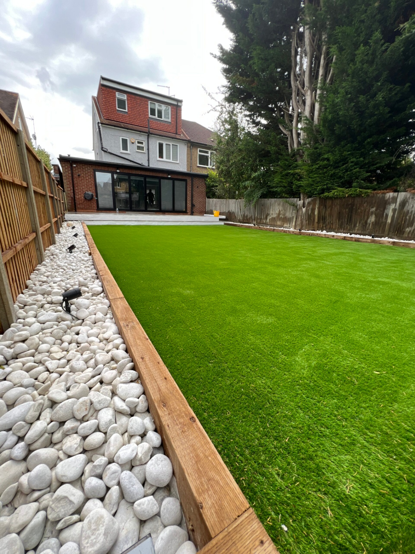 Rear garden transformation in Guildford
