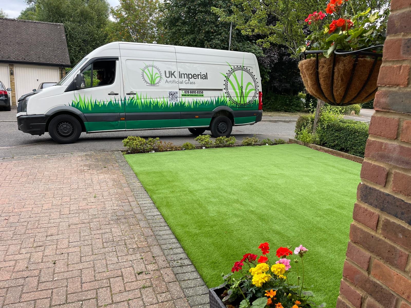 Front garden installation in Hertford