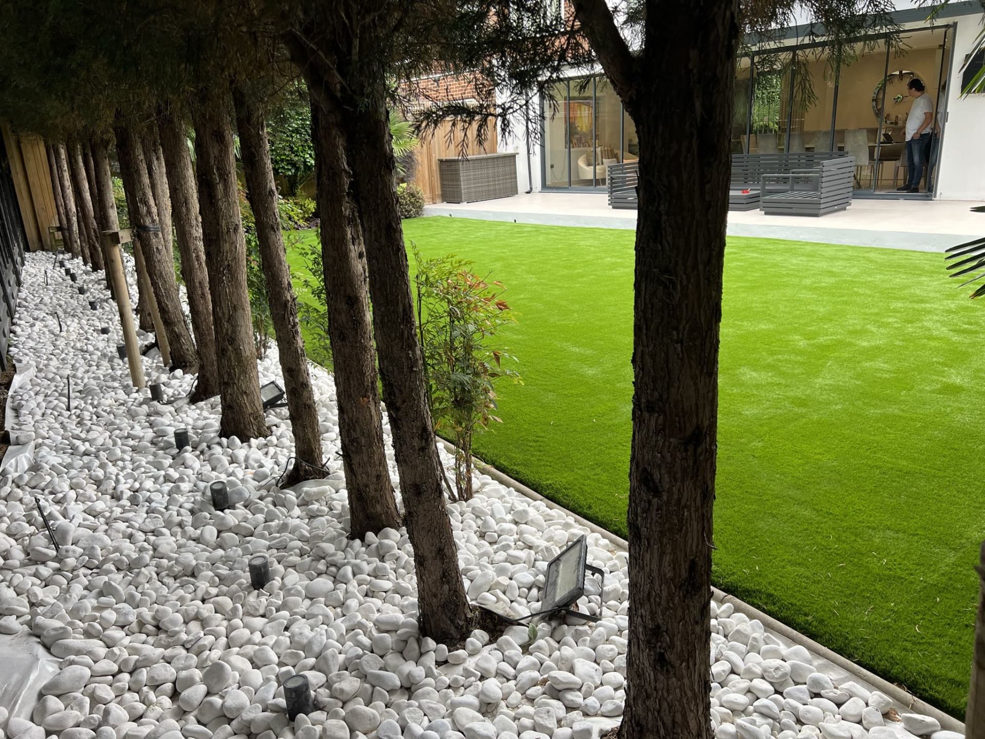 Modern landscaping in Kensington