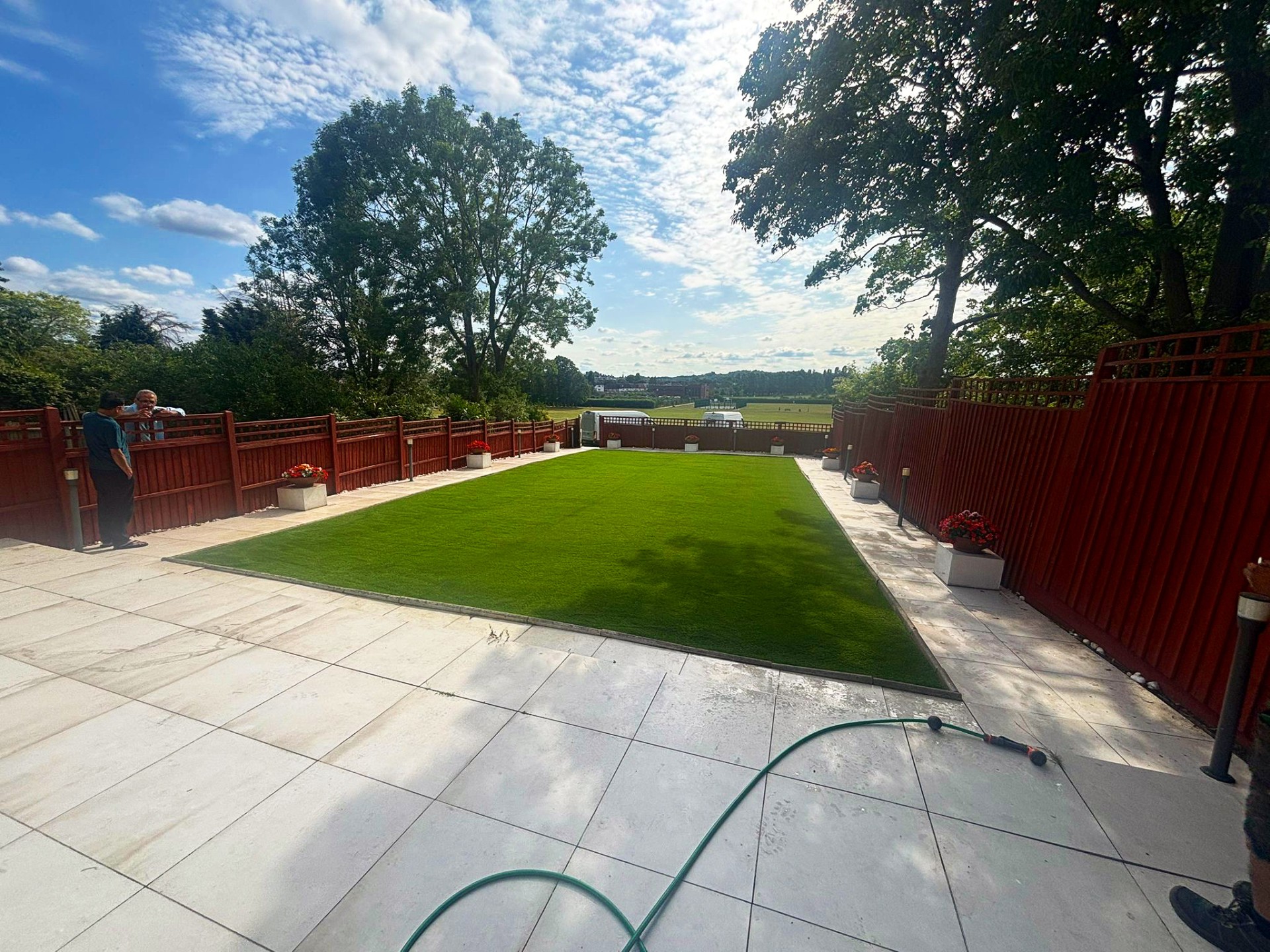 Large lawn with scenic views in North Wembley