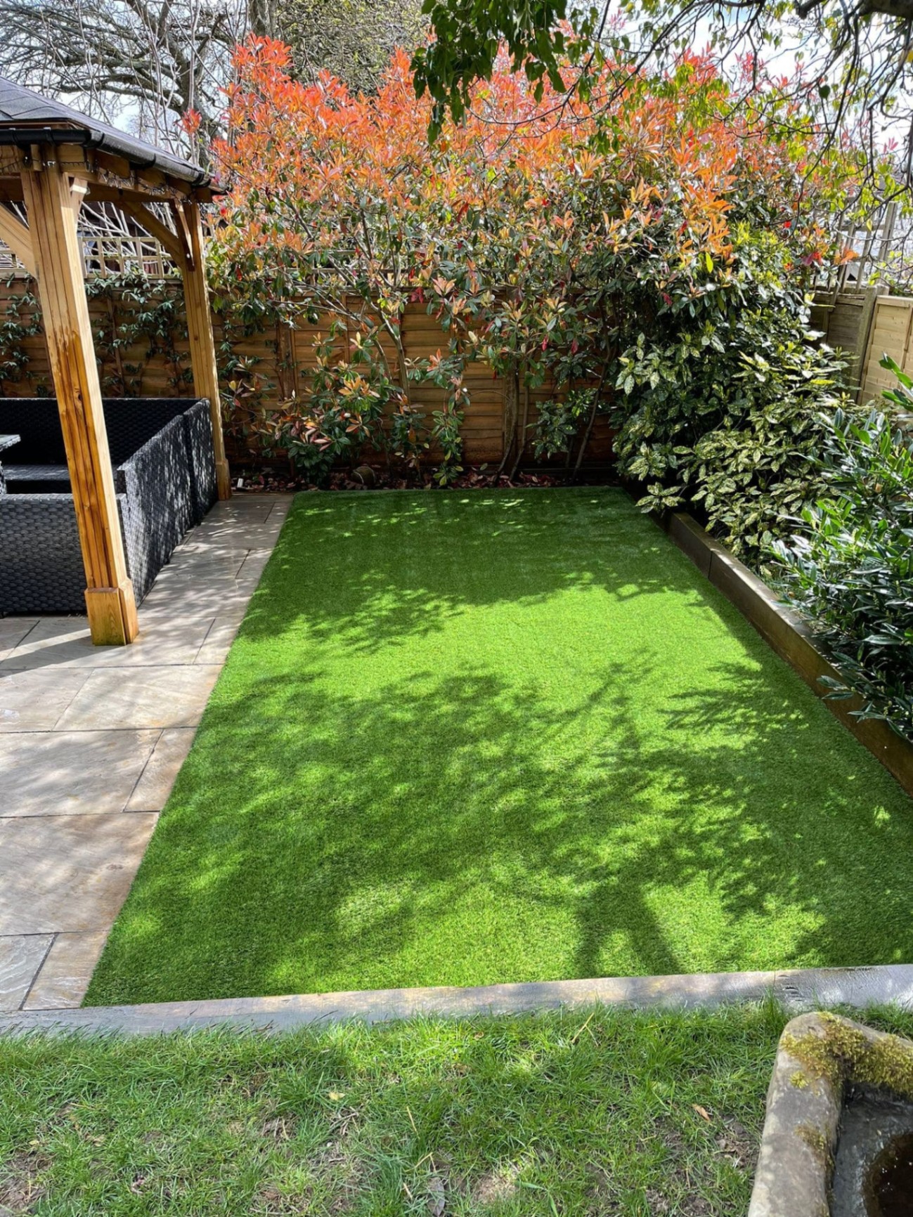 Pergola garden in Tonbridge